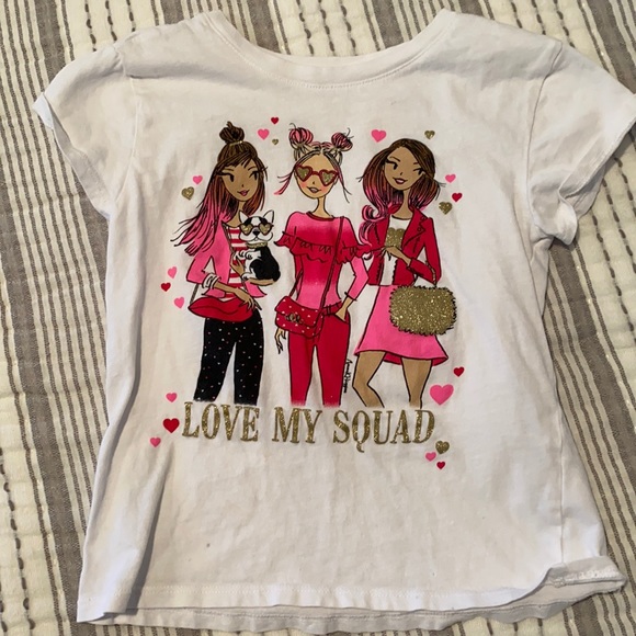 Girls white t-shirt